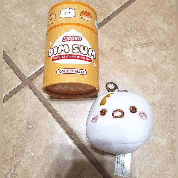 Smoko Dim Sum Custard Bun Keychain Plush - Picture 1 of 3